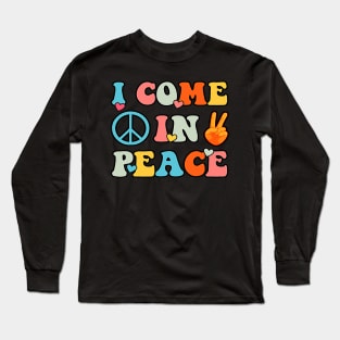 I Come In Peace Couple Matching Funny Valentines Day Love Long Sleeve T-Shirt